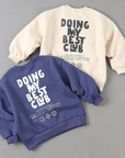 Doing My Best Club Sweatshirt – Lässiger Komfort mit Botschaft