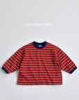 Smile Label Stripe Tee