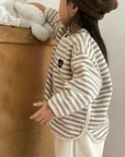 Heart Stripe Pullover – Sweatshirt mit Platz zum Wachsen