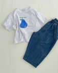 Fruit Shop Tee – Lockeres Shirt mit Birnen-Print