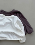 Ivory und schwarzes Longsleeve
