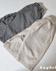 Washed Check Baggy Pants
