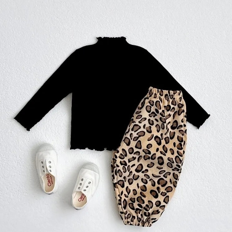 Wild Leopard Pants – Lässige Hose mit Gummibund
