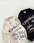 Love Me Brushed Sweatshirt