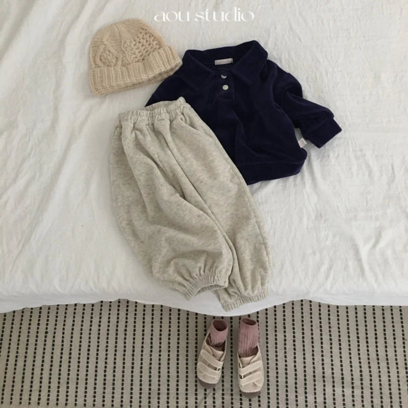 Cream Jogger Pants