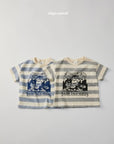 Stripe Meow Tee