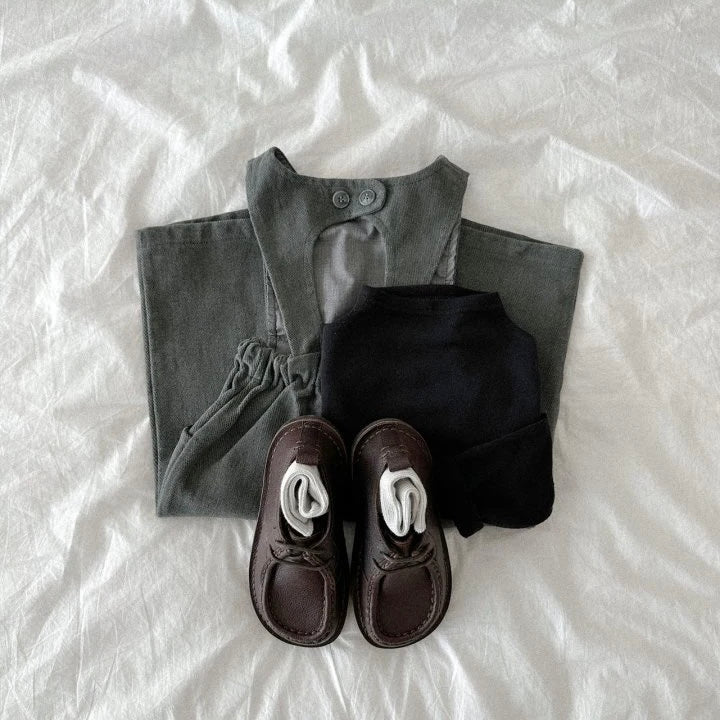 Peach Washed Overalls
