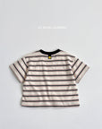 Smile Stripe Short Sleeve Tee