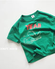 Surfing Dino Tee