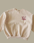 Flower Bear Fleece Sweatshirt