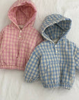 Check Padded Anorak