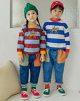 Stretch Color Block Pocket Pants