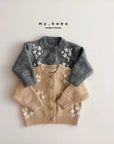 Floral Embroidered Cardigan