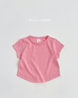 Rounded Hem Long Tee