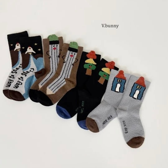 Spaceship Socks Set