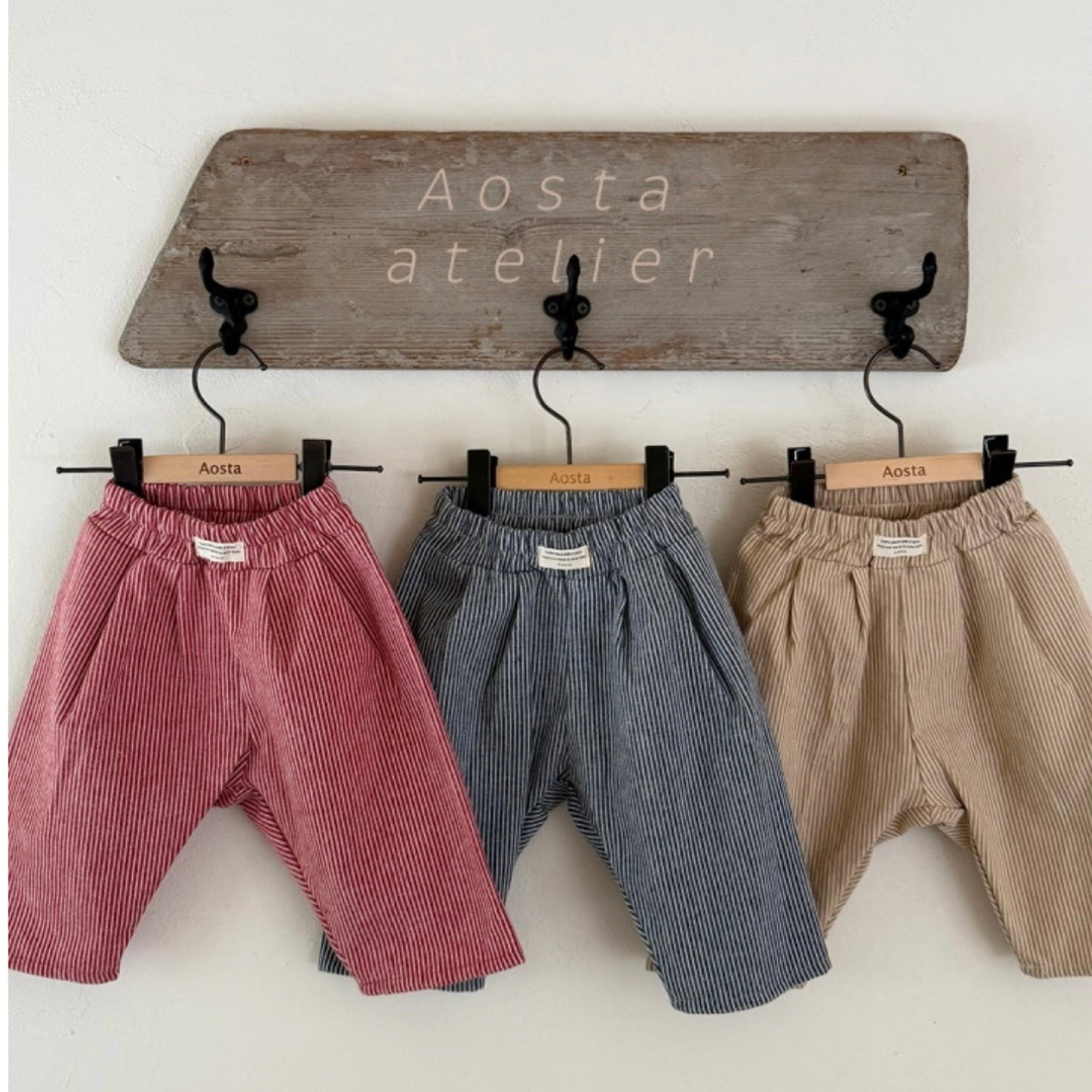 Louis Pants – Gestreifte Hose mit lockerem Fit