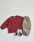Smile Label Stripe Tee