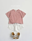 Marine Stripe Short Sleeve Tee