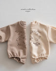 (Bebe) Winter Dino Romper