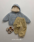Check Padded Anorak