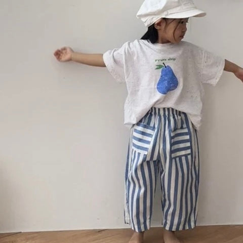 Fruit Shop Tee – Lockeres Shirt mit Birnen-Print