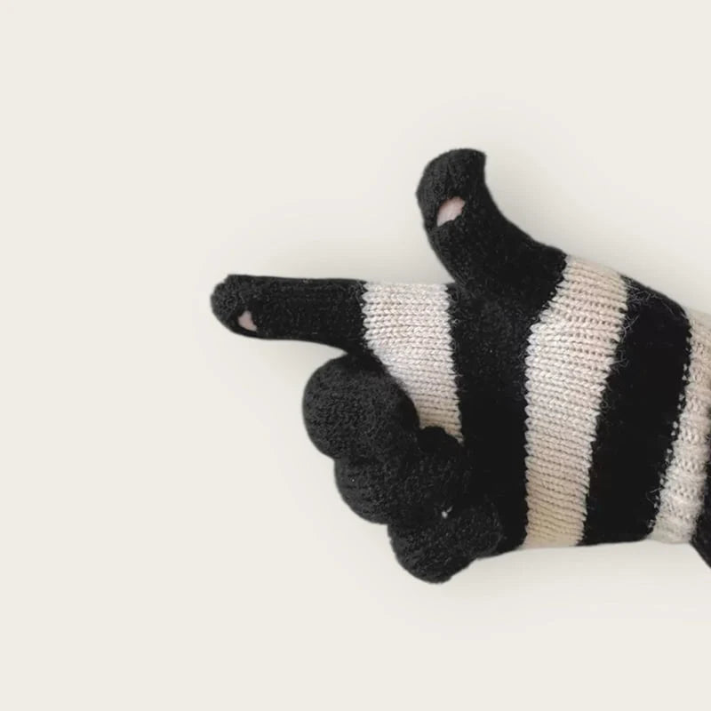 Striped Gloves