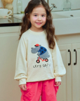 Let’s Go Sweatshirt – Verspielter Look mit Bouclé-Stickerei