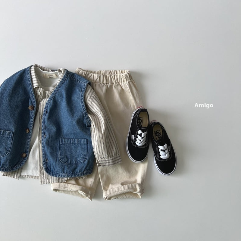 Denim Vest – Leichte Jeansweste mit Easy-Fit