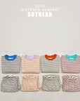 Pointed Stripe Top Bottom Set