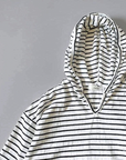 Stripe Hoodie Tee – Leichter over Size Hoodie mit Streifen