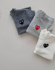 Heart Turtleneck Tee