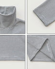 Mini Stripe Turtleneck Tee