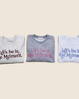 Moment Embroidery Sweatshirt