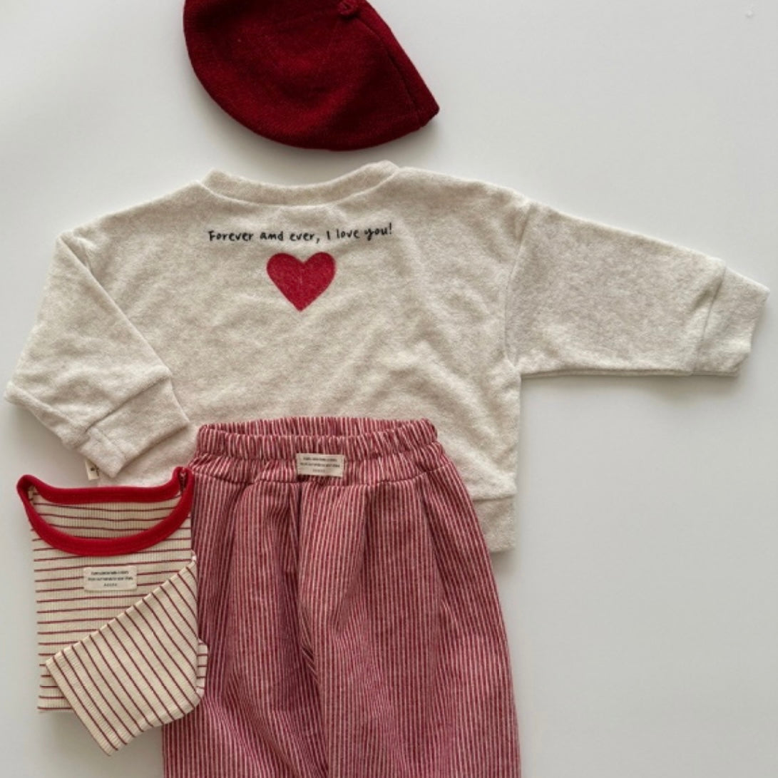 Louis Pants – Gestreifte Hose mit lockerem Fit