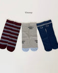 Stripe Happy Socks Set