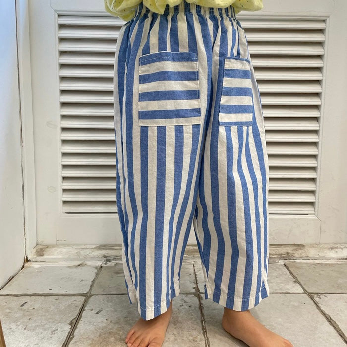 Stripe Pocket Pants – Casual pants with statement pockets