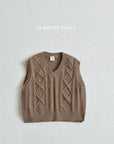 Cable Knit Vest