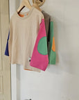 Round Patch Raglan Tee