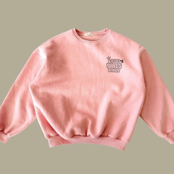 Love Vibe Fleece Sweatshirt
