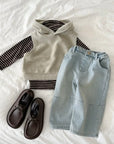 Merino Mock Neck Tee