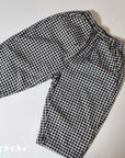 Washed Check Baggy Pants