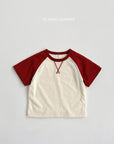 V-Stitch Raglan Tee