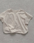Bam Bam Stripes Tee – Oversized Shirt mit feinen Streifen