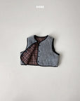 Check Fleece Vest