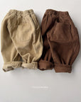 Corduroy Brushed Baggy Pants