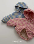 Check Padded Anorak
