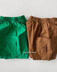Wide Pleated Pocket Pants