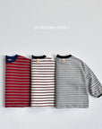 Smile Label Stripe Tee