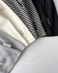 Cozy Striped Turtleneck Tee