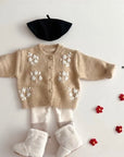Floral Embroidered Cardigan